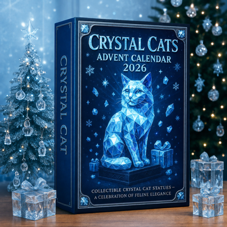 KatteKunst™ adventi naptár – kristálymacskák