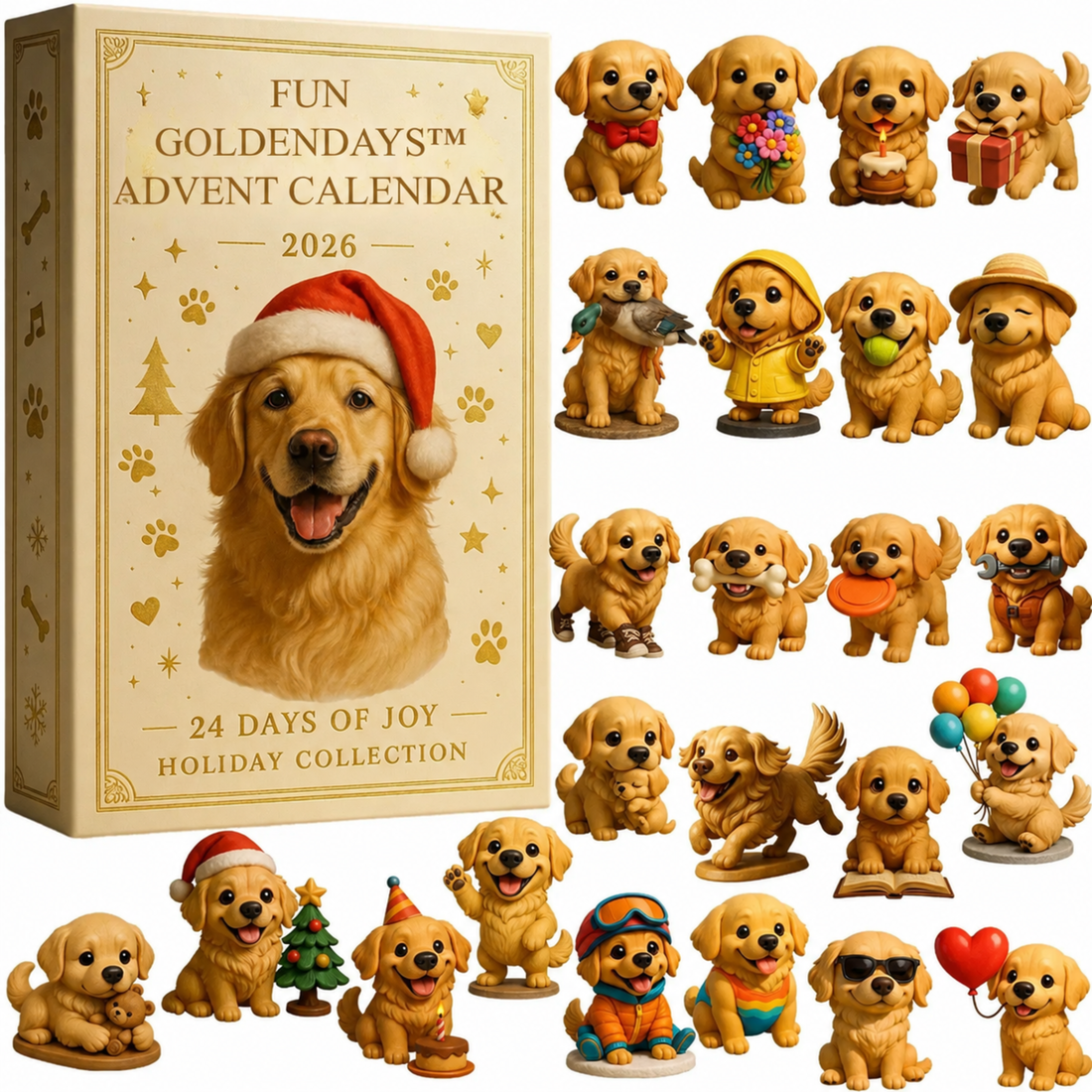 GoldenDays™ adventi naptár – 24 nap kutyás boldogság
