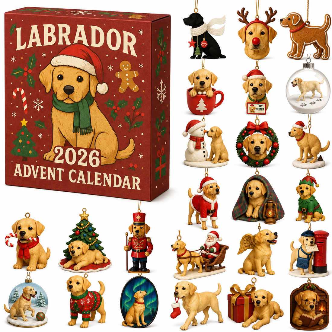 Labrador adventi naptár – 2026-os kiadás kutyabarátoknak