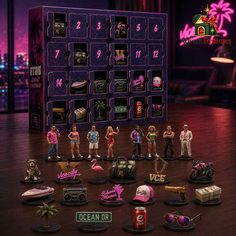 GTA 6 adventi naptár – 24 Vice City miniatűr