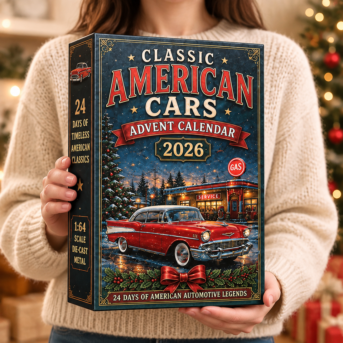 Klasszikus amerikai autók adventi naptár