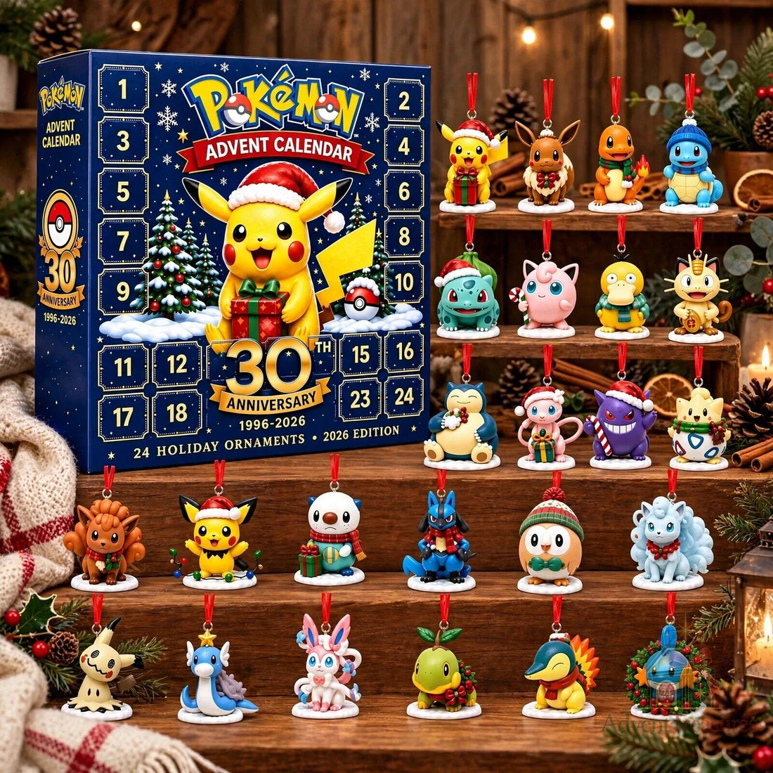 Pokémon adventi naptár – 30. évfordulós kiadás 2026