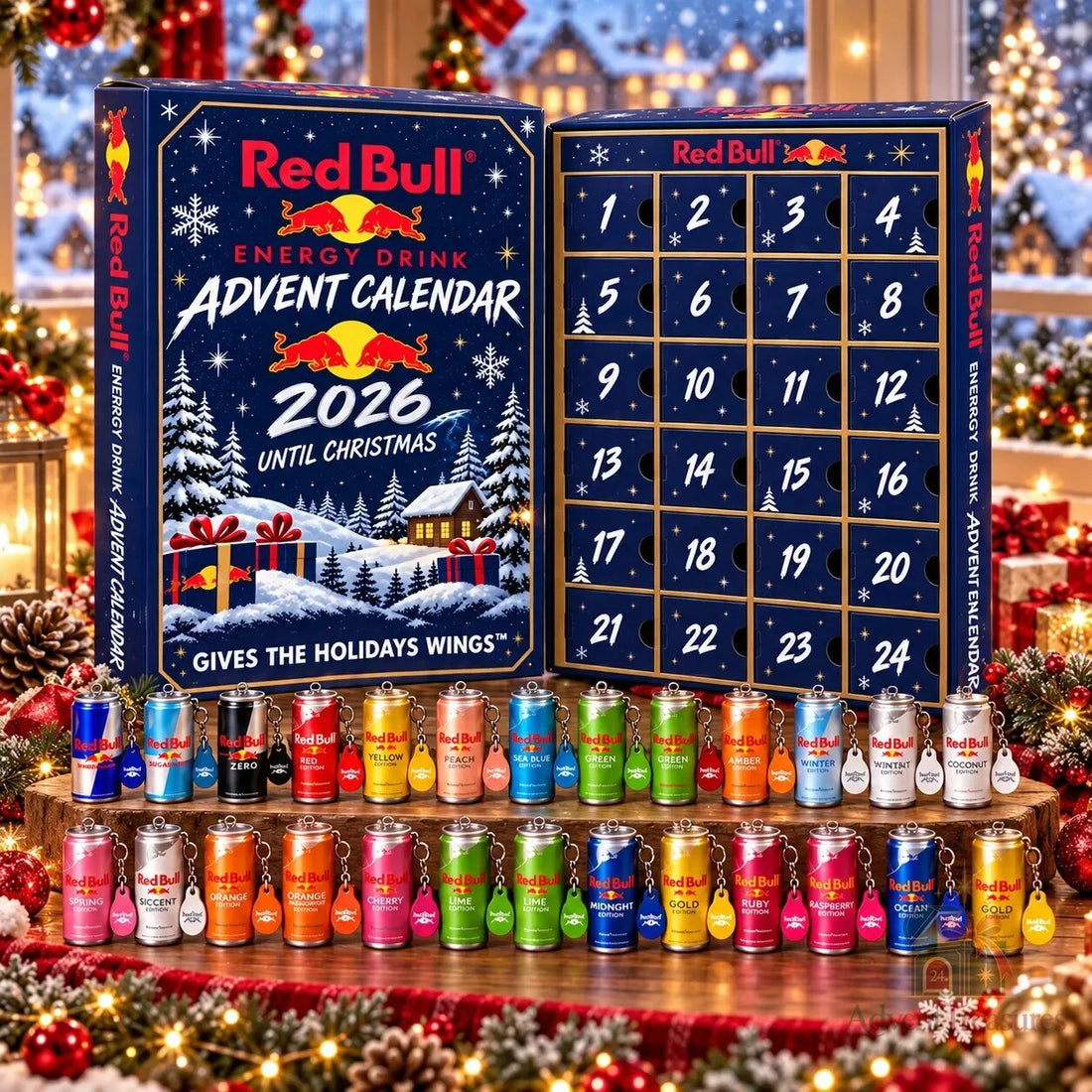 Red Bull adventi naptár 2026 – 24 energikus meglepetés