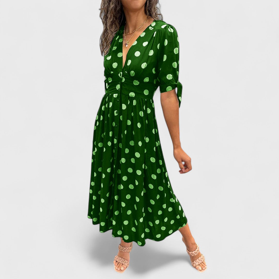 Gabriella Budapest | Elegáns Pöttyös Ruha
