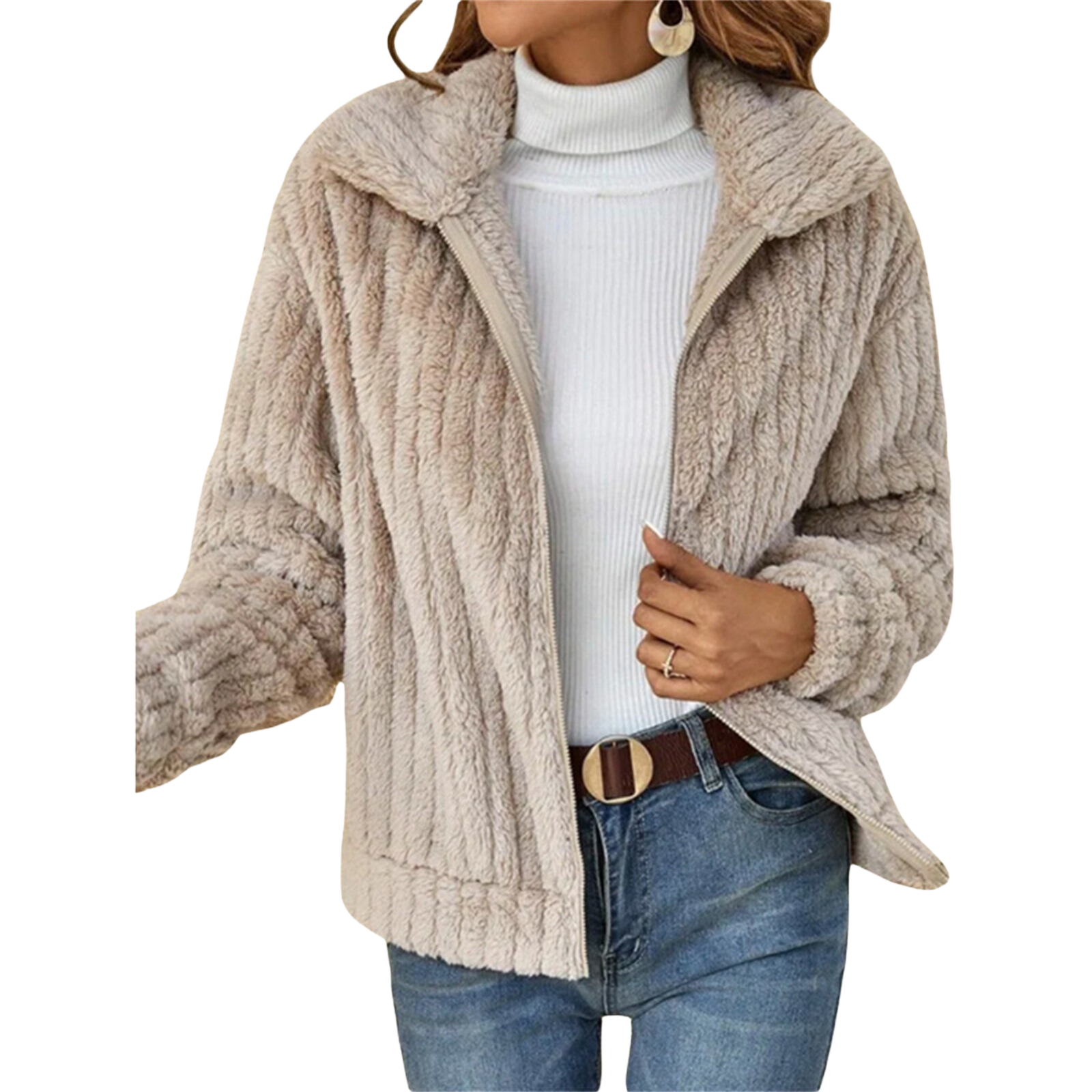 Gabriella Budapest | Kényelmes Téli Fleece Dzseki