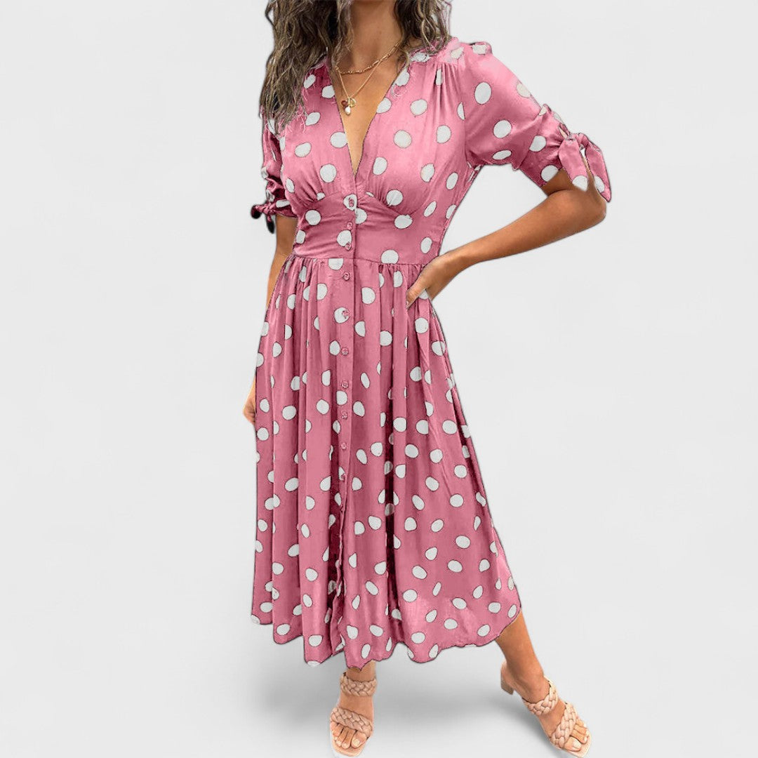 Gabriella Budapest | Elegáns Pöttyös Ruha