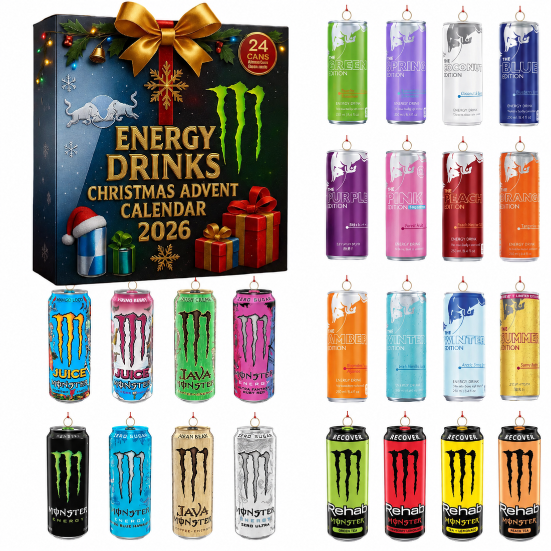EnergyBox™ adventi naptár – 24 nap energia és ízélmény