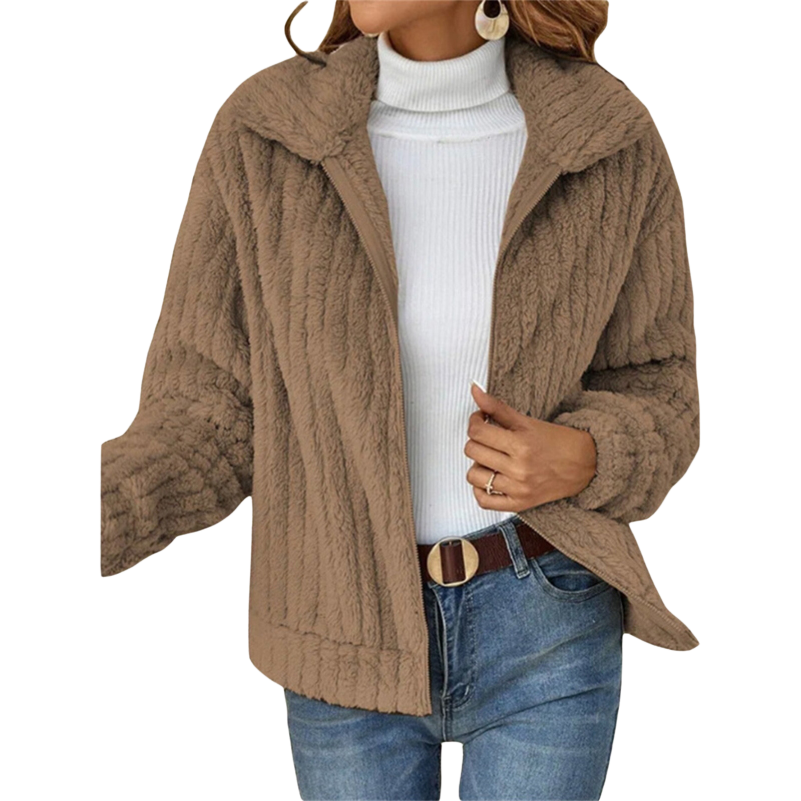 Gabriella Budapest | Kényelmes Téli Fleece Dzseki