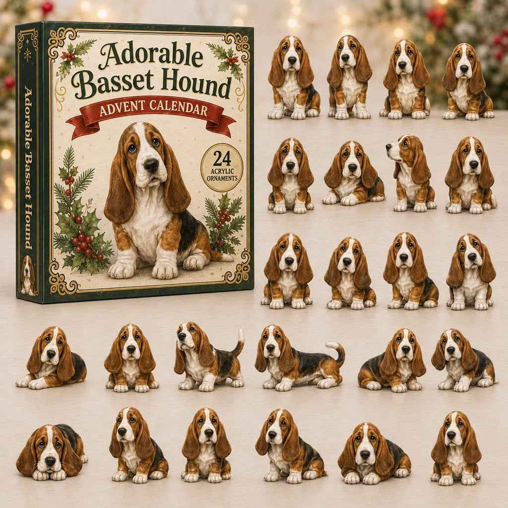 Basset Hound adventi naptár 2026