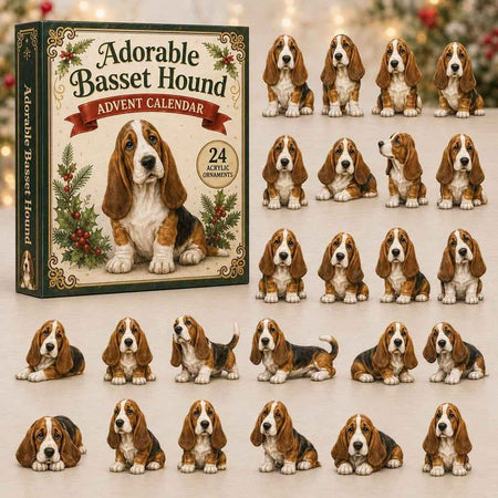 Basset Hound adventi naptár 2026 – 24 kutyás meglepetés