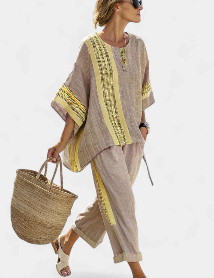 Gabriella Budapest | Lorena - Boho Len és Bambusz Szett