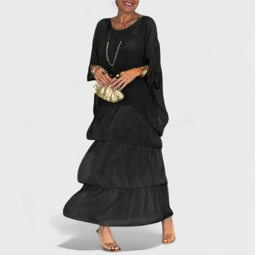 Gabriella Budapest | Elegáns boho chiffon ruha