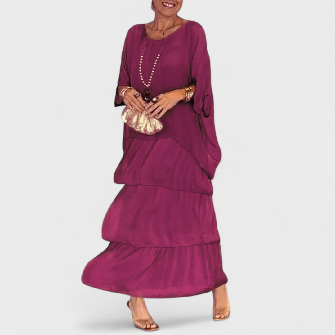 Gabriella Budapest | Elegáns boho chiffon ruha