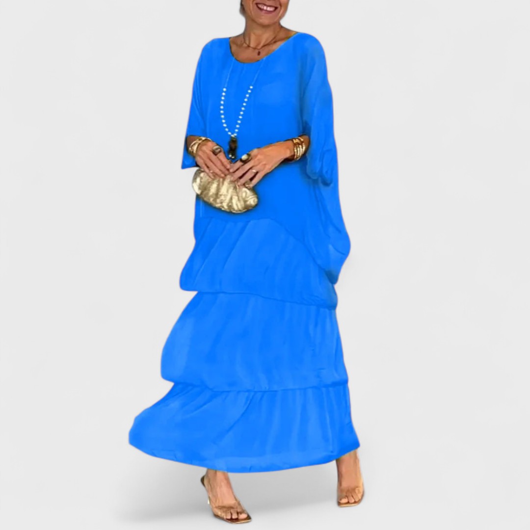 Gabriella Budapest | Elegáns boho chiffon ruha