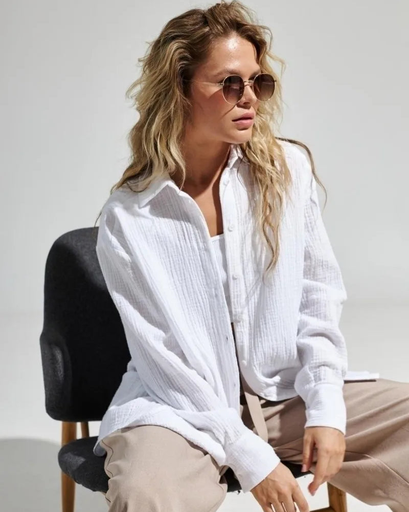 Gabriella Budapest | Valencia 100% Pamut Nyári Ing