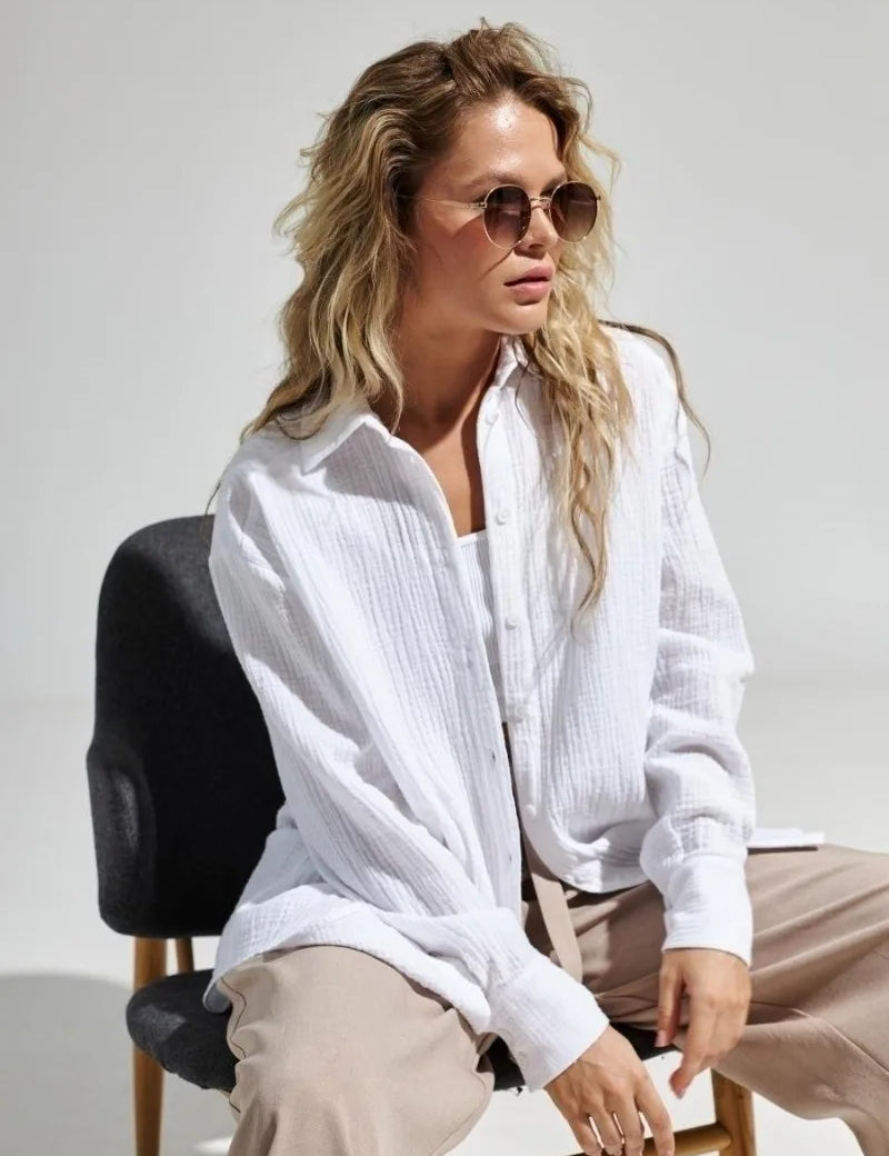 Gabriella Budapest | Valencia 100% Pamut Nyári Ing
