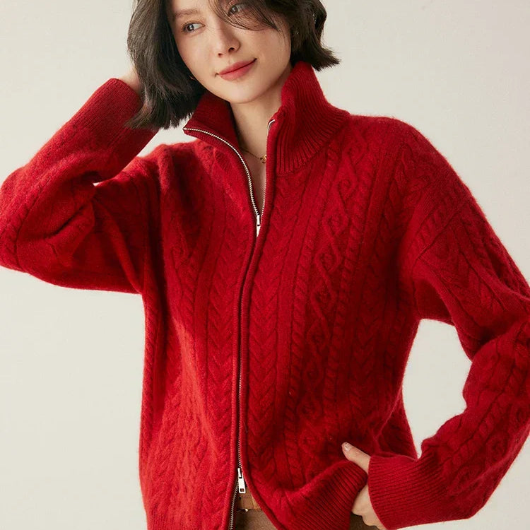 Gabriella Budapest | Briarwood Heritage zip-up pulóver