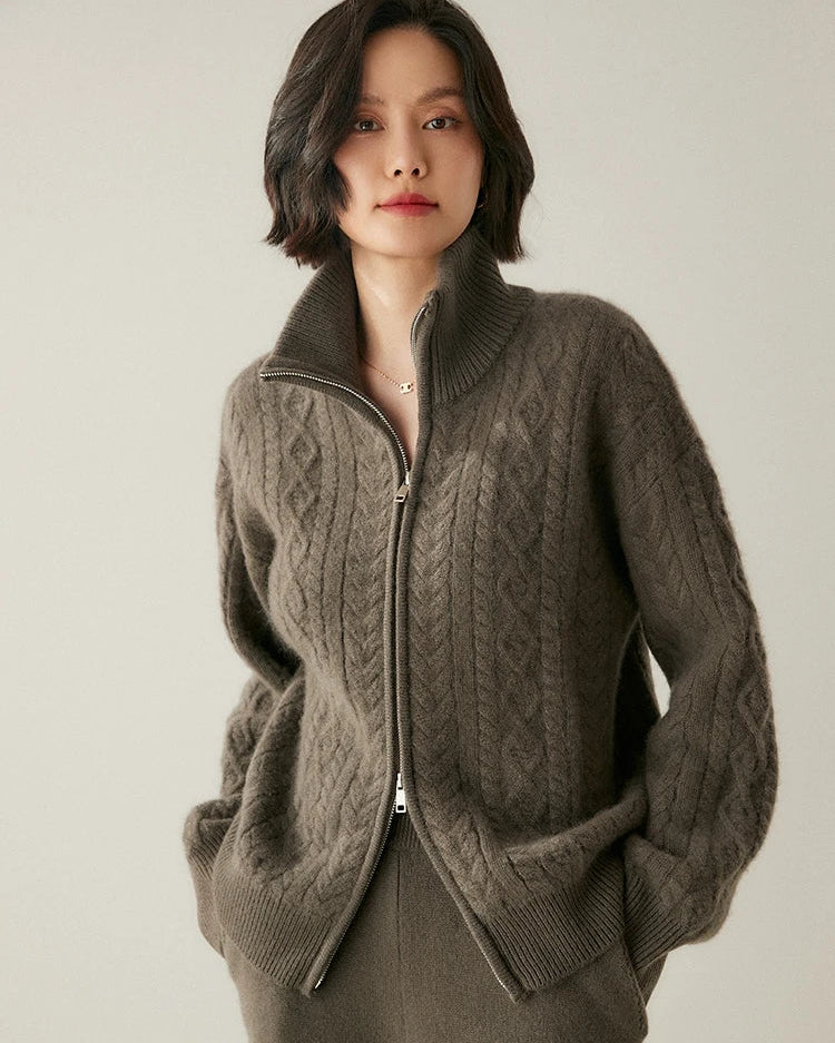 Gabriella Budapest | Briarwood Heritage zip-up pulóver