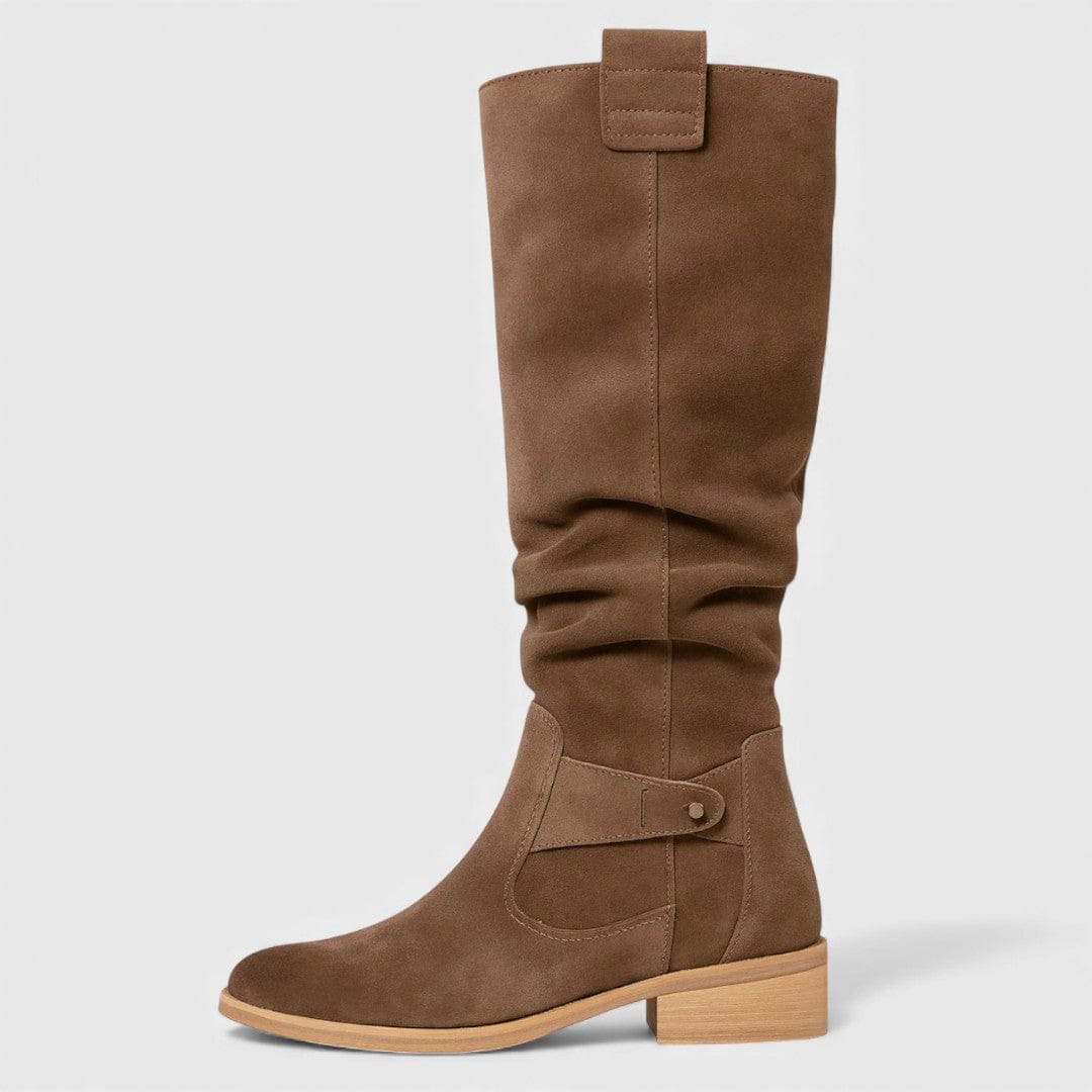 Gabriella Budapest | Elegáns Velúr Bokacsizma