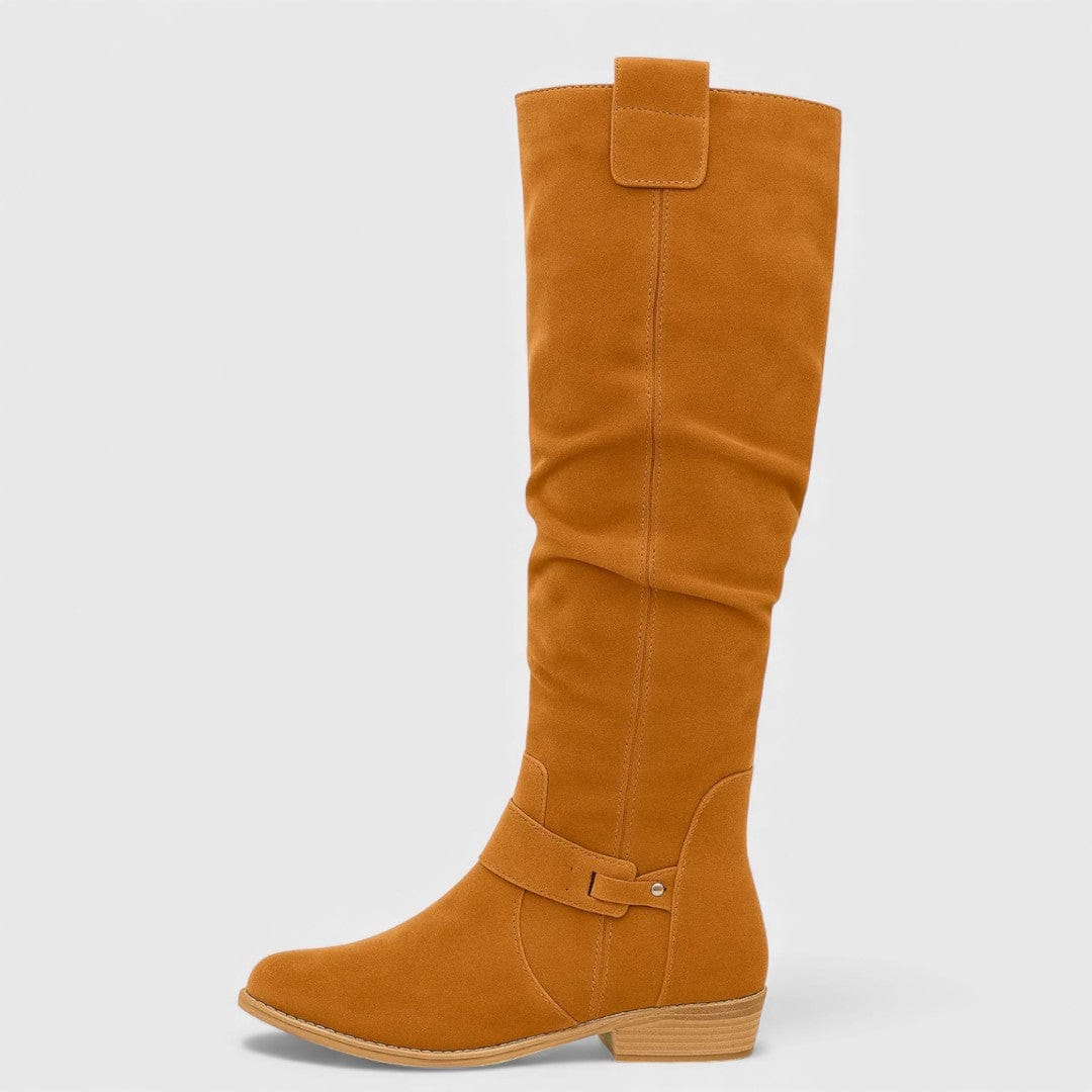Gabriella Budapest | Elegáns Velúr Bokacsizma