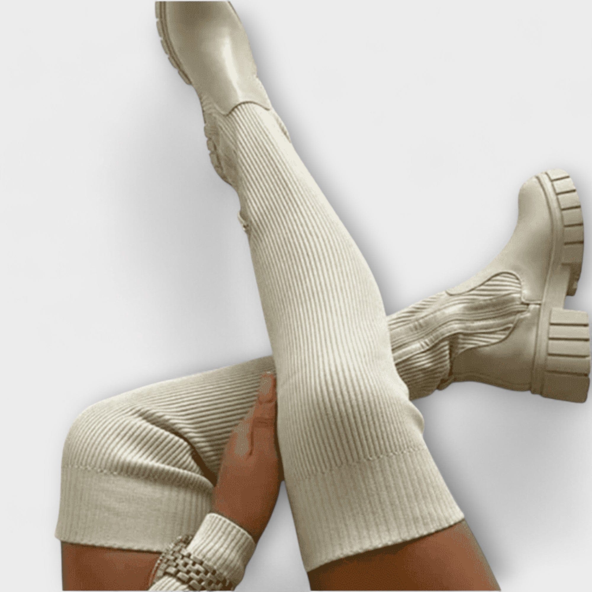 Gabriella Budapest | Lureva – Térd fölé érő csizma Chunky talppal