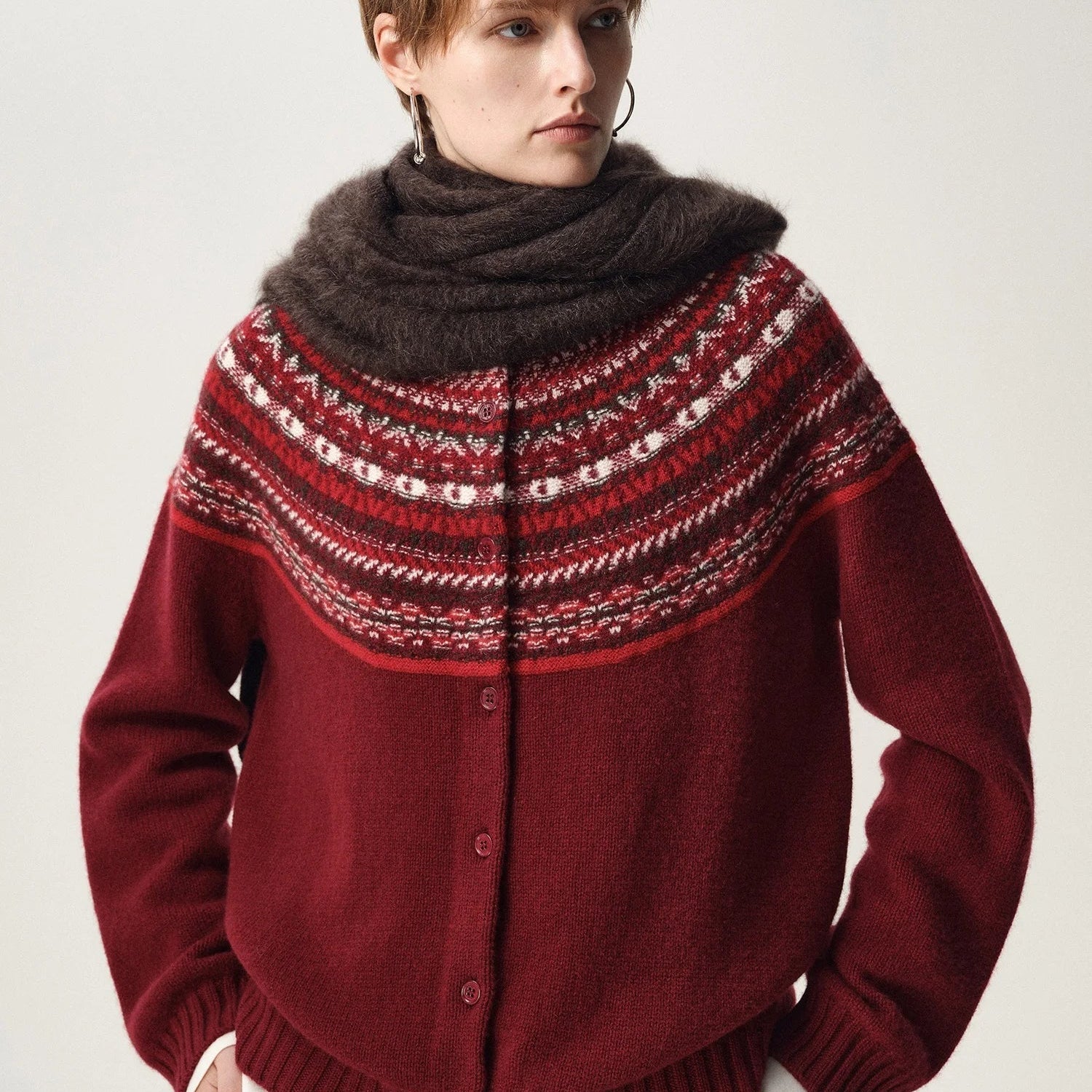 Gabriella Budapest | Sigrid Fair Isle kardigán