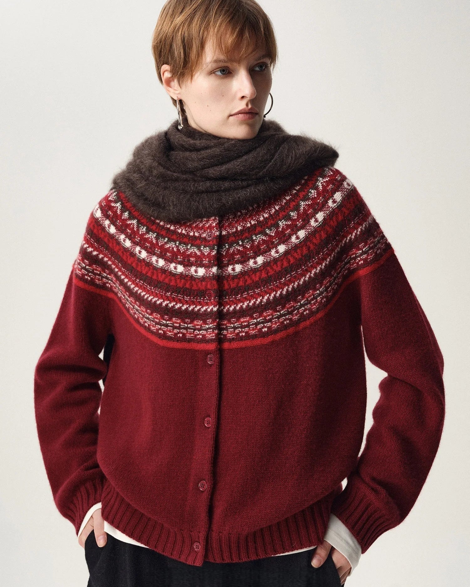 Gabriella Budapest | Sigrid Fair Isle kardigán