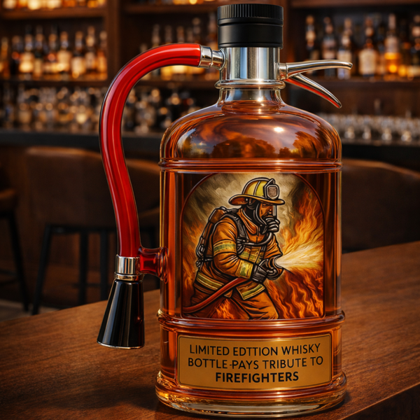 Gabriella Budapest | Whisky palack - Tűzoltó kiadás