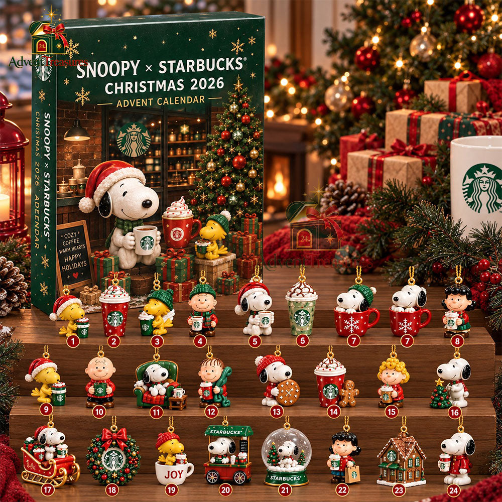 Snoopy Starbucks adventi naptár – Karácsony 2026