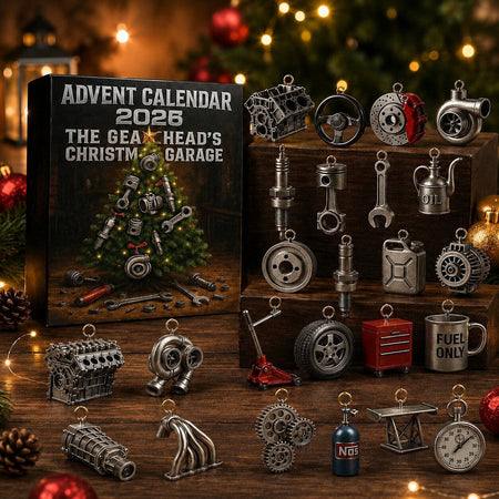 Garázs & autóalkatrész adventi naptár – 24 ajtócska