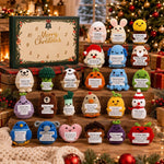 Horgolt hatású figurás adventi naptár – 24 nap