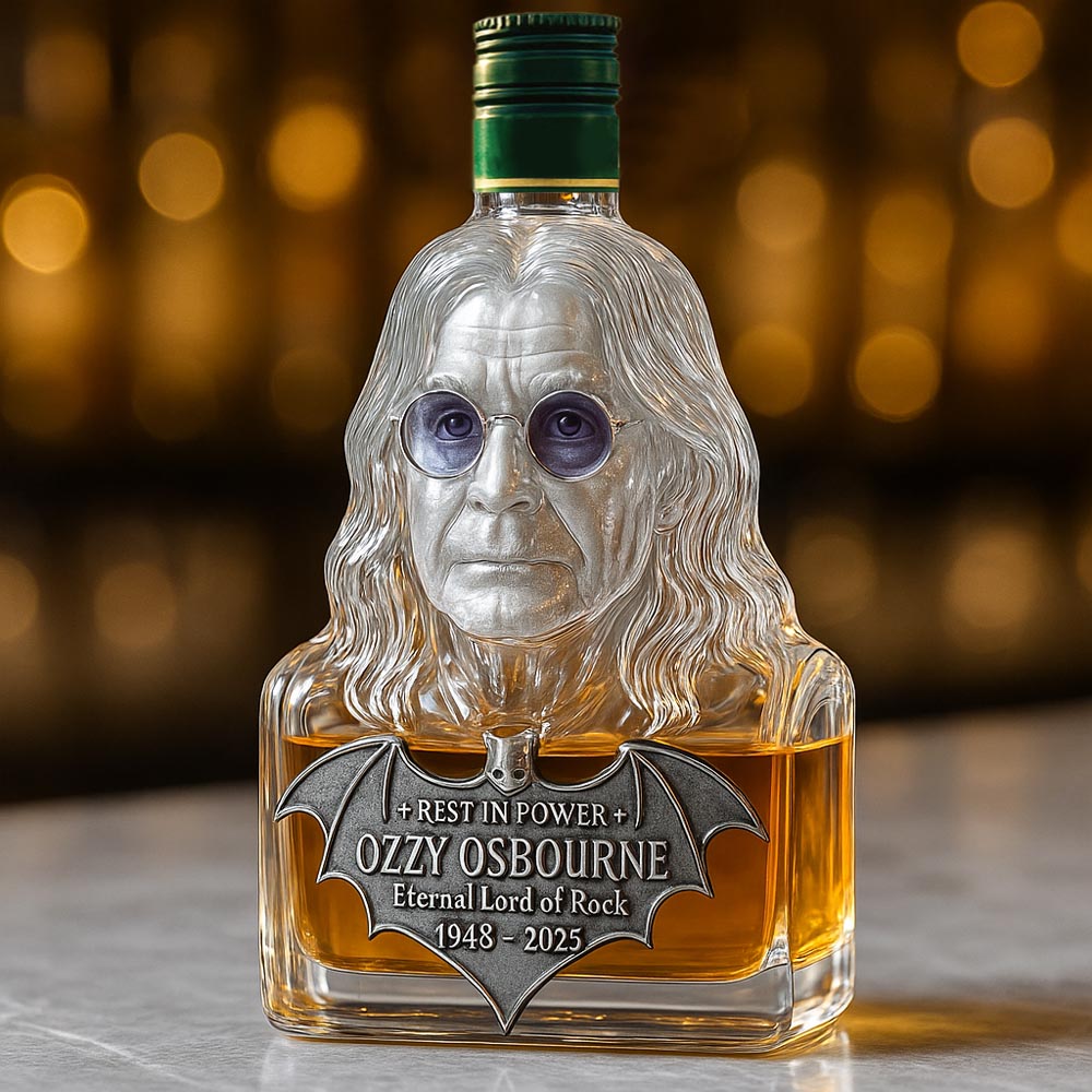 Gabriella Budapest | Üvegbe zárva — whisky palack Ozzy Osbourne tiszteletére