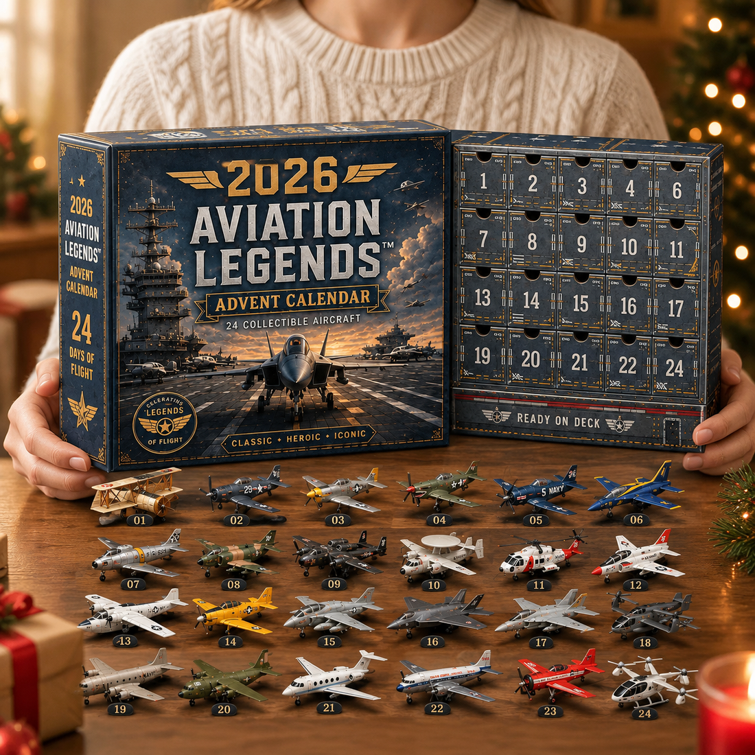 Aviation Legends adventi naptár 2026 – 24 nap repülőgépekkel