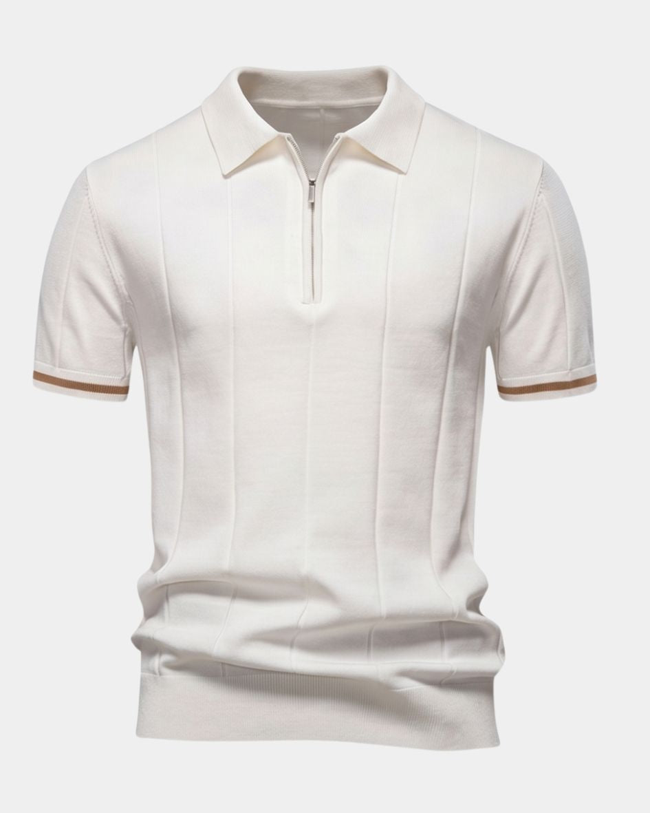 Clark | Csíkos Zip Polo Ing