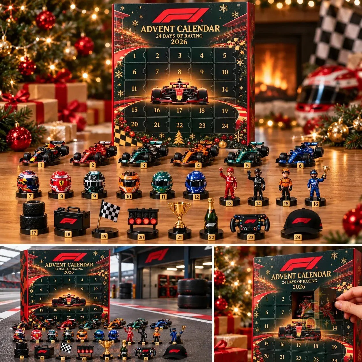 F1 adventi naptár 2026 – 24 versenynap