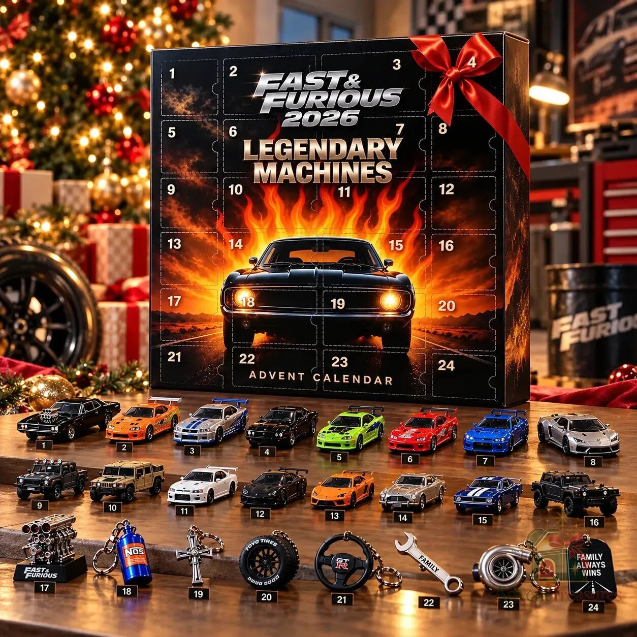 Fast & Furious adventi naptár 2026