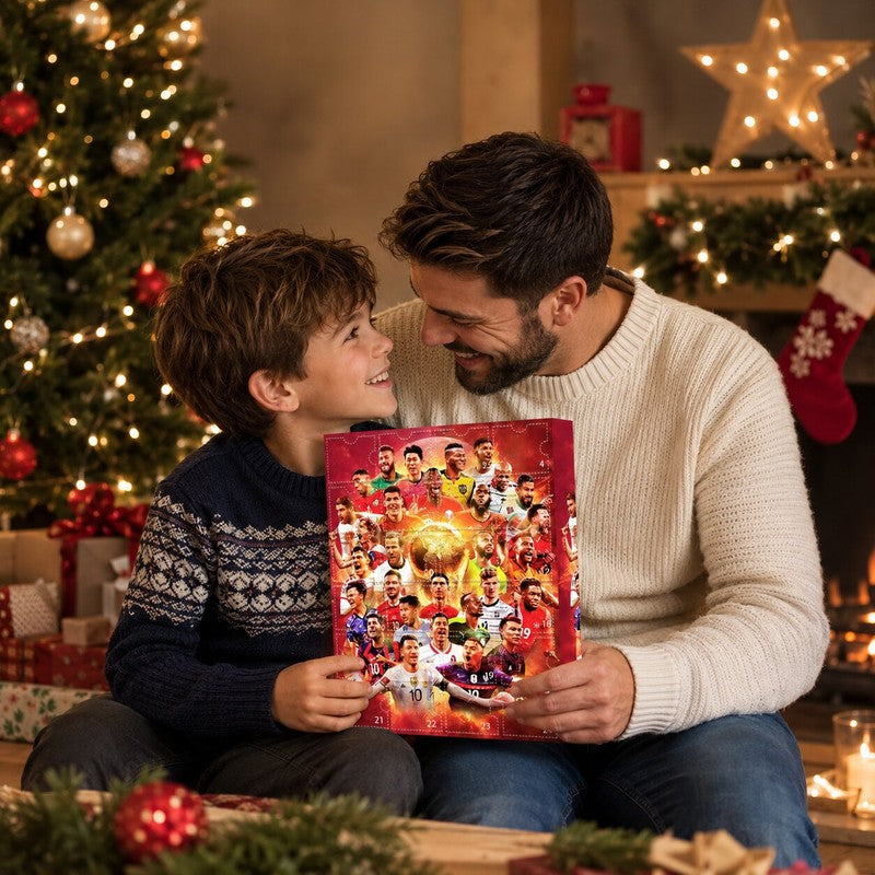 Focis adventi naptár – doboz 24 ajtócskával