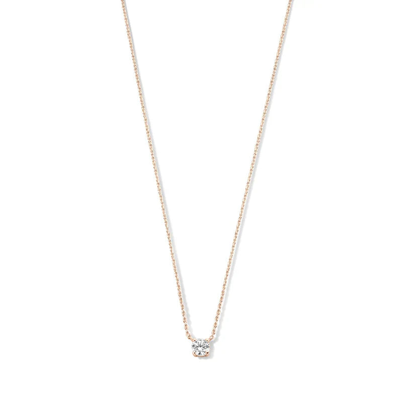 Gabriella Budapest | Moissanite Kővel Díszített Nyaklánc 14k Aranyban