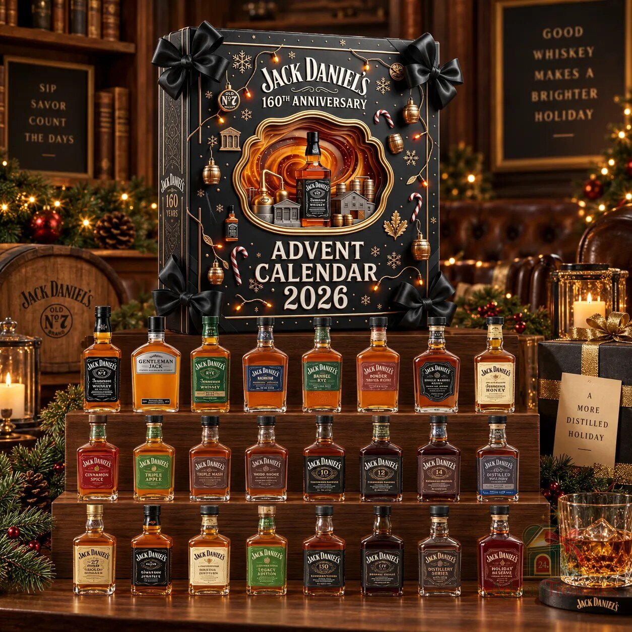 Jack Daniel's adventi naptár – 160 éves jubileum 2026