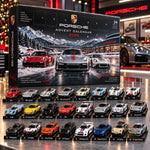 Porsche adventi naptár 2026 – 24 kisautós doboz
