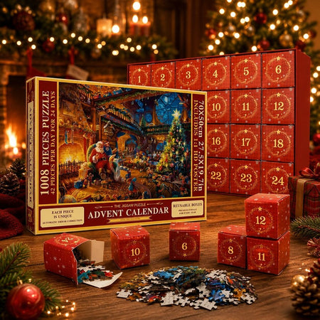 Karácsonyi puzzle adventi naptár – 1008 darabos