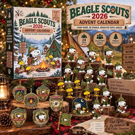 Snoopy Beagle Scout adventi naptár 2026