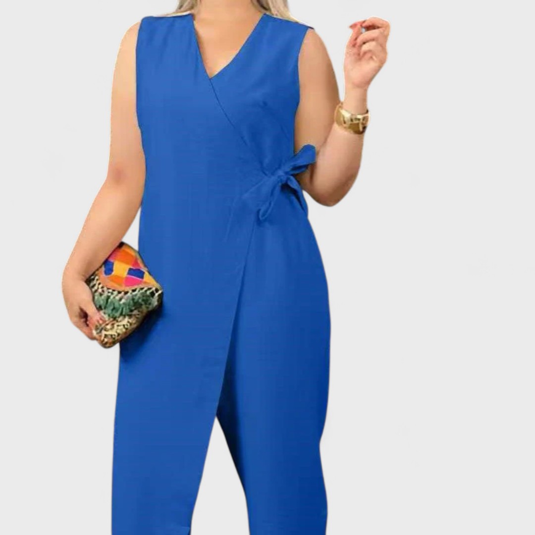 Gabriella Budapest | Elegáns V-nyakú overall